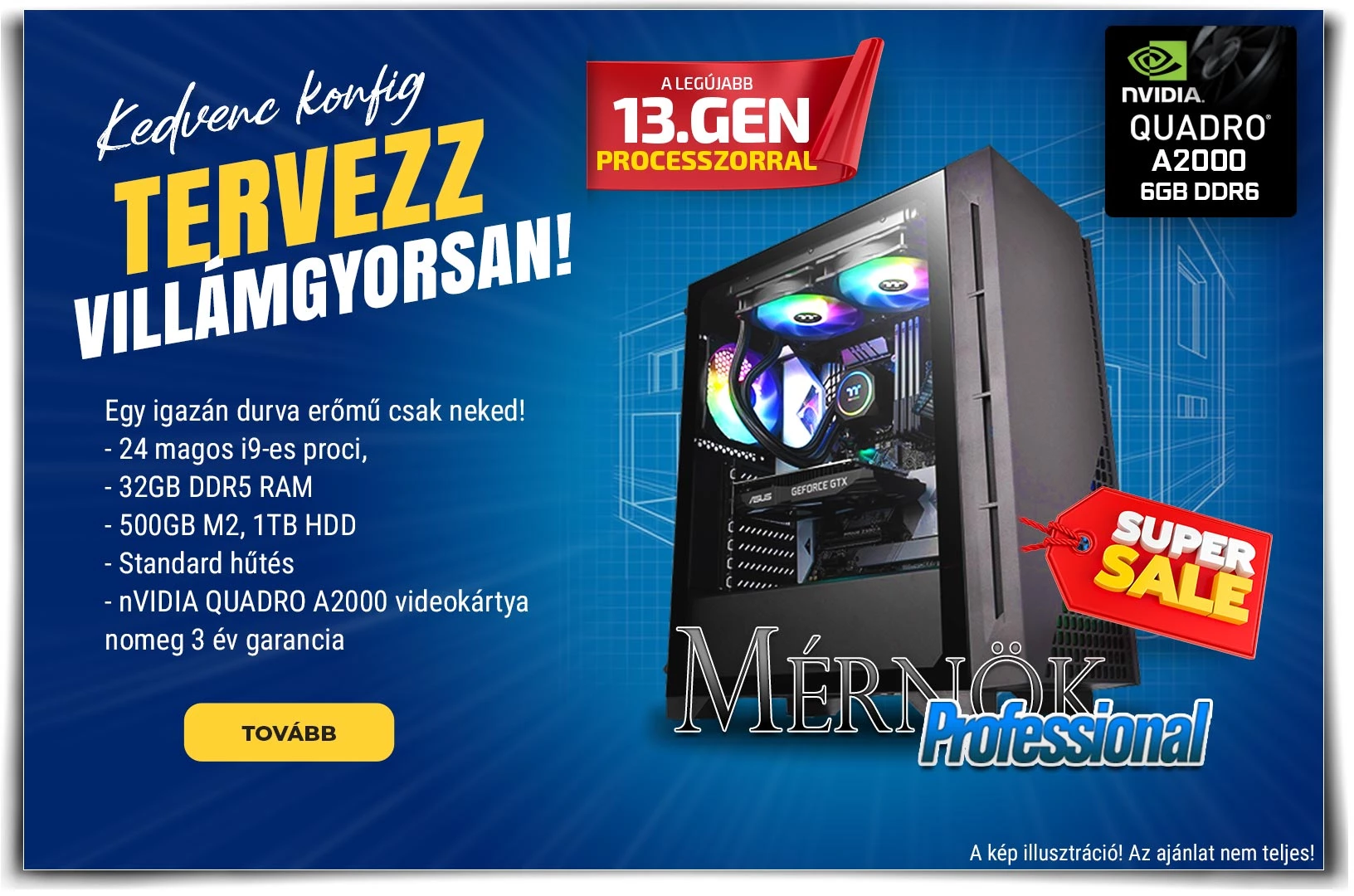 Mérnök Professional 13.gen munkaállomás