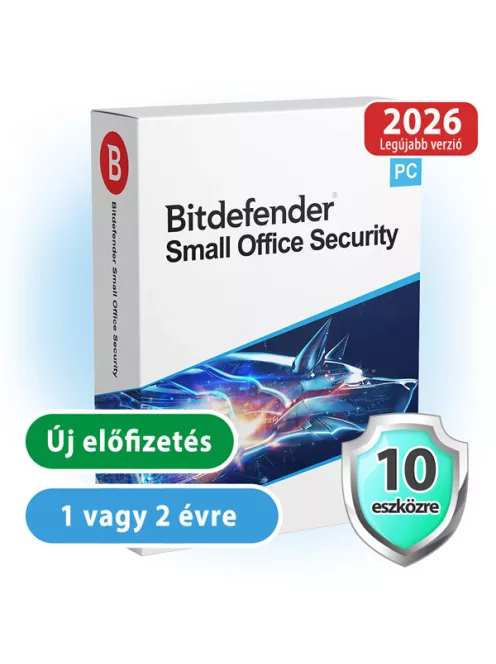 Bitdefender Small Business Security 10 eszközre, 1 évre